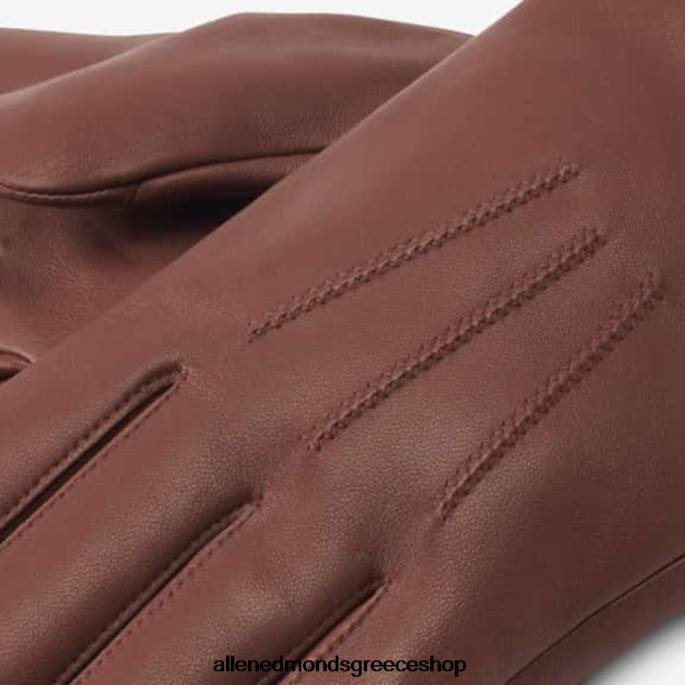 για άνδρες και γυναίκες Allen Edmonds Δερμάτινα γάντια τεχνολογίας με επένδυση κασμίρ σέλα καφέ DFSD5592