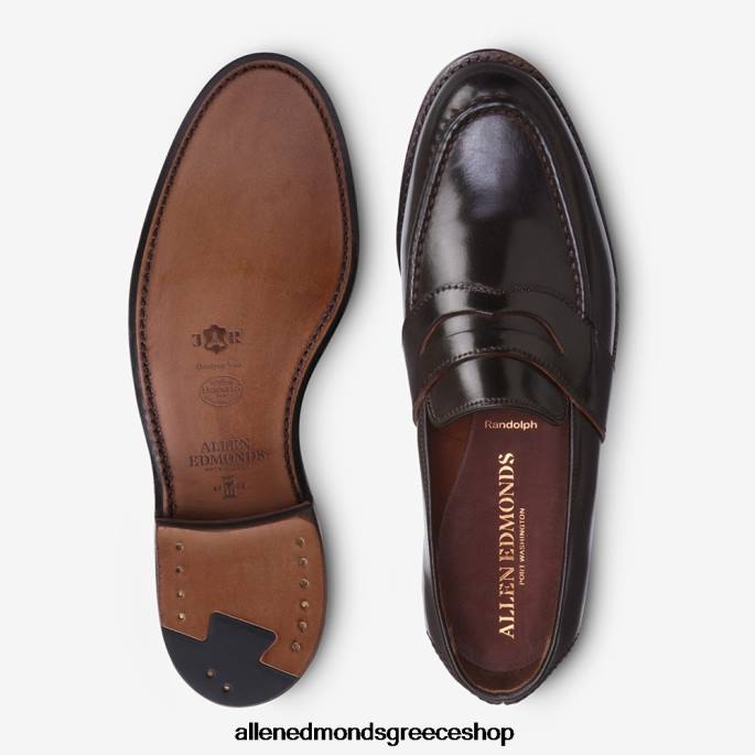 άνδρες Allen Edmonds randolph shell cordovan penny loafer καφέ κορδοβάνι DFSD5301