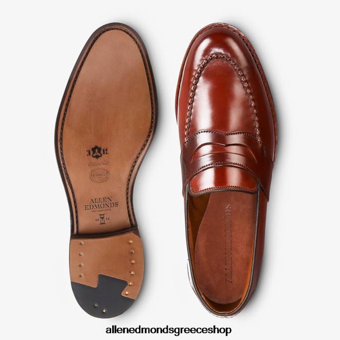 άνδρες Allen Edmonds randolph shell cordovan penny loafer τσίλι κορδοβάν DFSD5302
