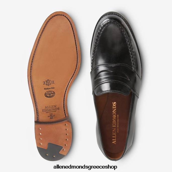 άνδρες Allen Edmonds randolph shell cordovan penny loafer μαύρο κορδοβάνι DFSD534
