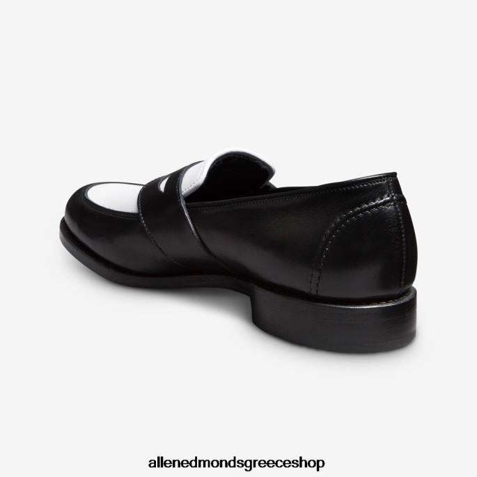 άνδρες Allen Edmonds randolph spectator penny loafer μαύρο/άσπρο δέρμα DFSD5170