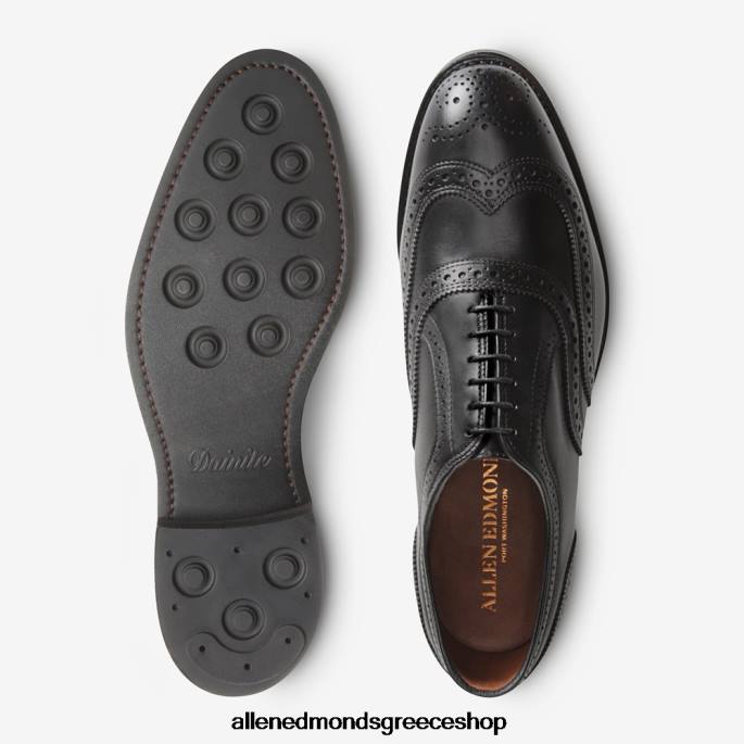 άνδρες Allen Edmonds Mcallister wingtip oxford dress παπούτσι με σόλα dainite μαύρος DFSD5354