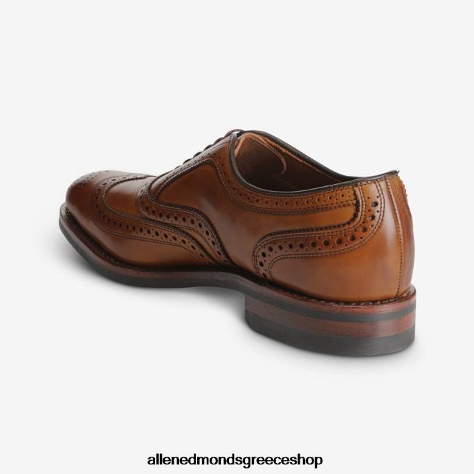 άνδρες Allen Edmonds Mcallister wingtip oxford dress παπούτσι με σόλα dainite καρυδιά καφέ DFSD5355