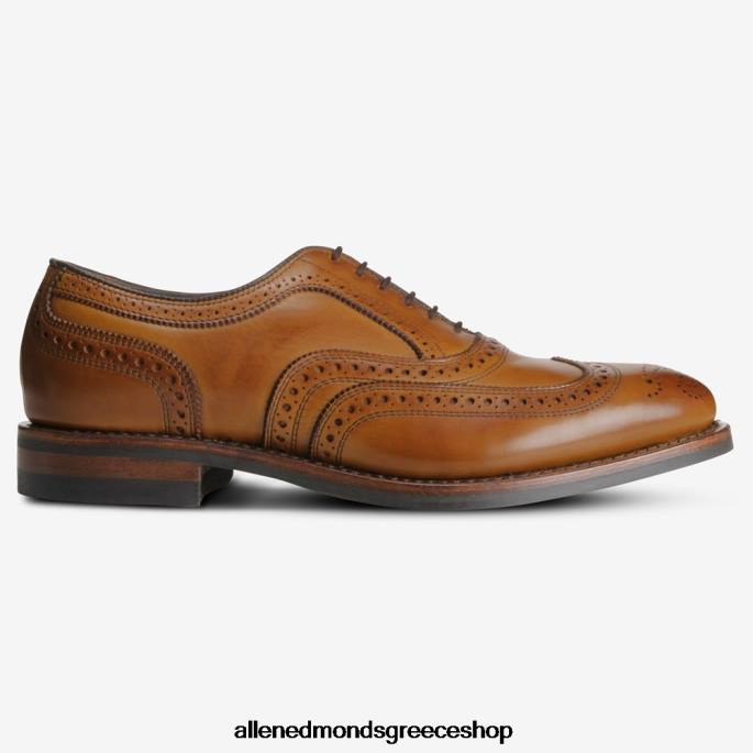άνδρες Allen Edmonds Mcallister wingtip oxford dress παπούτσι με σόλα dainite καρυδιά καφέ DFSD5355