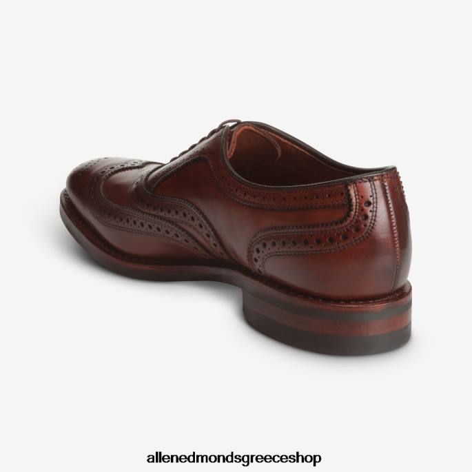 άνδρες Allen Edmonds Mcallister wingtip oxford dress παπούτσι με σόλα dainite σκούρο τσίλι DFSD559