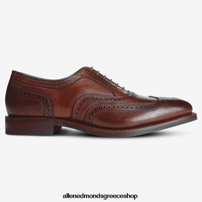 άνδρες Allen Edmonds Mcallister wingtip oxford dress παπούτσι με σόλα dainite σκούρο τσίλι DFSD559