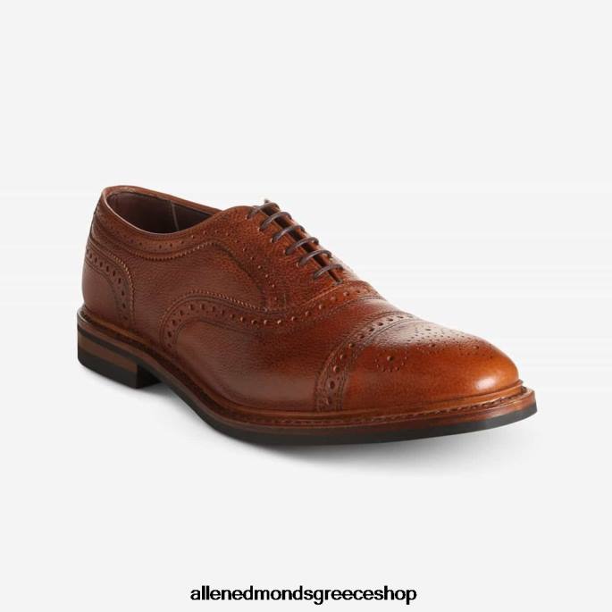 άνδρες Allen Edmonds Strandmok ανθεκτικό στις καιρικές συνθήκες oxford με σόλα από καουτσούκ dainite μαύρισμα κόκκος DFSD5233