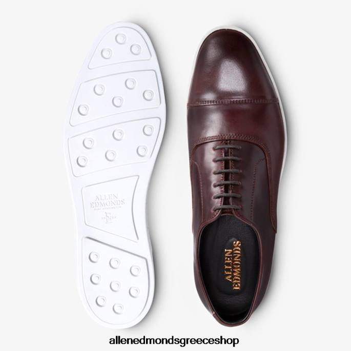 άνδρες Allen Edmonds sneaker με φόρεμα park avenue, cordovan oxford μπορντό κορδοβάν DFSD5264