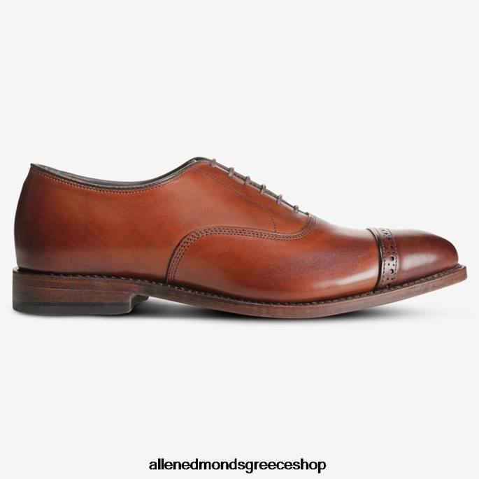 άνδρες Allen Edmonds fifth avenue cap-toe oxford dress παπούτσι σκούρο τσίλι DFSD5312