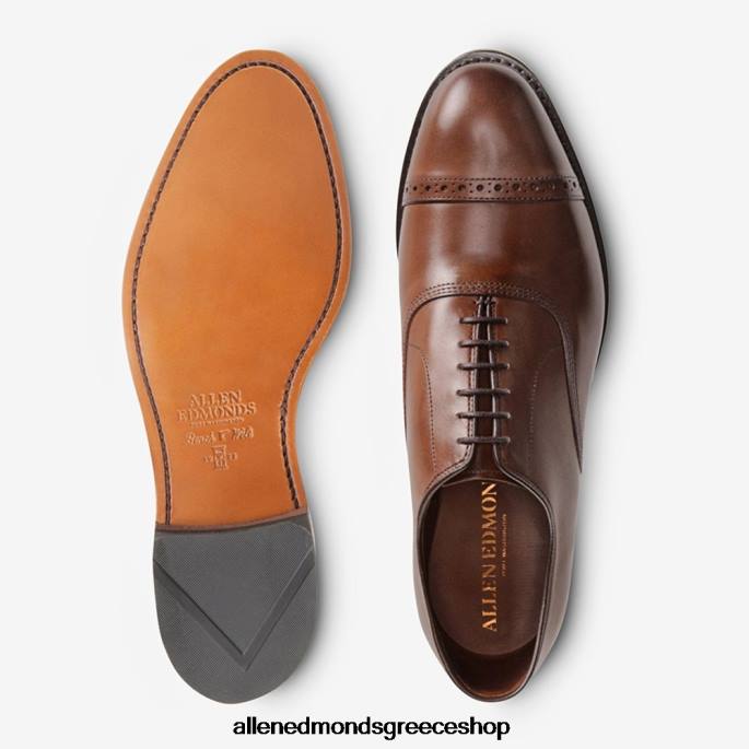 άνδρες Allen Edmonds fifth avenue cap-toe oxford dress παπούτσι καφέ καφέ DFSD5313