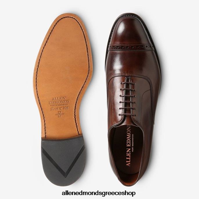 άνδρες Allen Edmonds fifth avenue cap-toe oxford dress παπούτσι μαόνι DFSD543