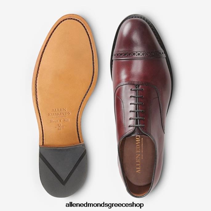 άνδρες Allen Edmonds fifth avenue cap-toe oxford dress παπούτσι oxblood DFSD5111
