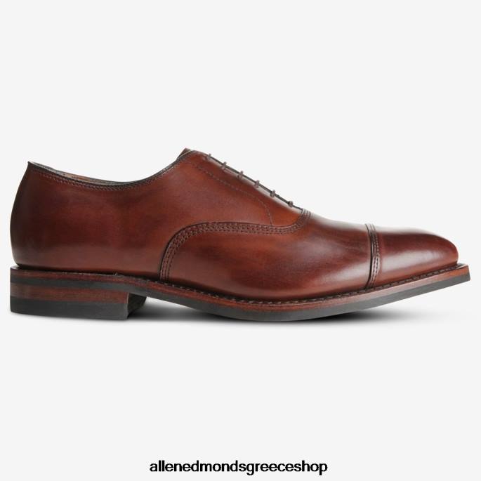 άνδρες Allen Edmonds παπούτσι oxford φόρεμα park avenue cap-toe με σόλα dainite σκούρο τσίλι DFSD512