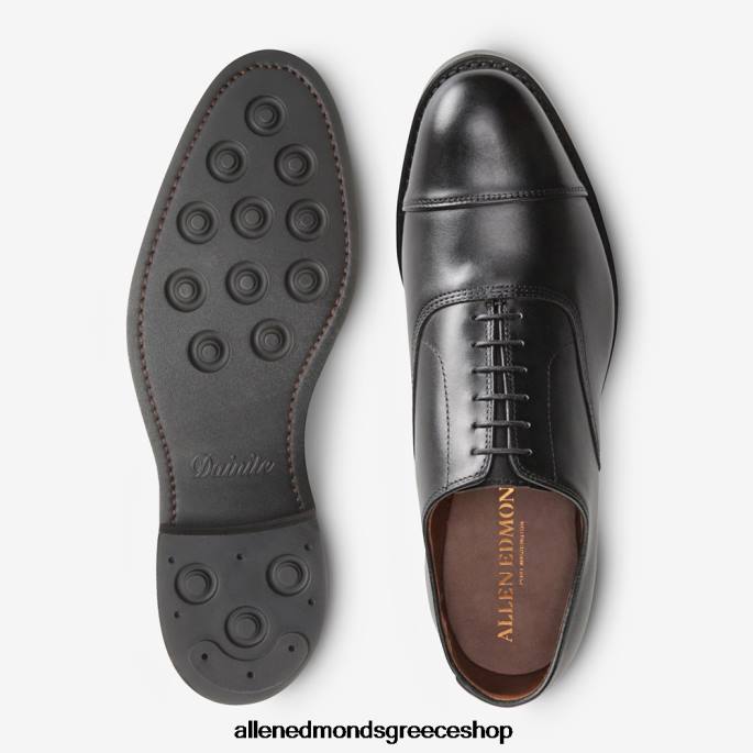 άνδρες Allen Edmonds παπούτσι oxford φόρεμα park avenue cap-toe με σόλα dainite μαύρος DFSD5235