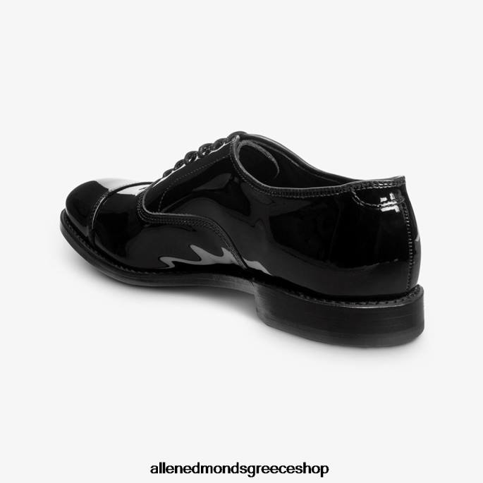 άνδρες Allen Edmonds παπούτσι με φόρεμα park avenue oxford dress cap-toe μαύρη πατέντα DFSD510