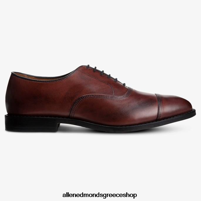 άνδρες Allen Edmonds παπούτσι με φόρεμα park avenue oxford dress cap-toe μπορντό DFSD516