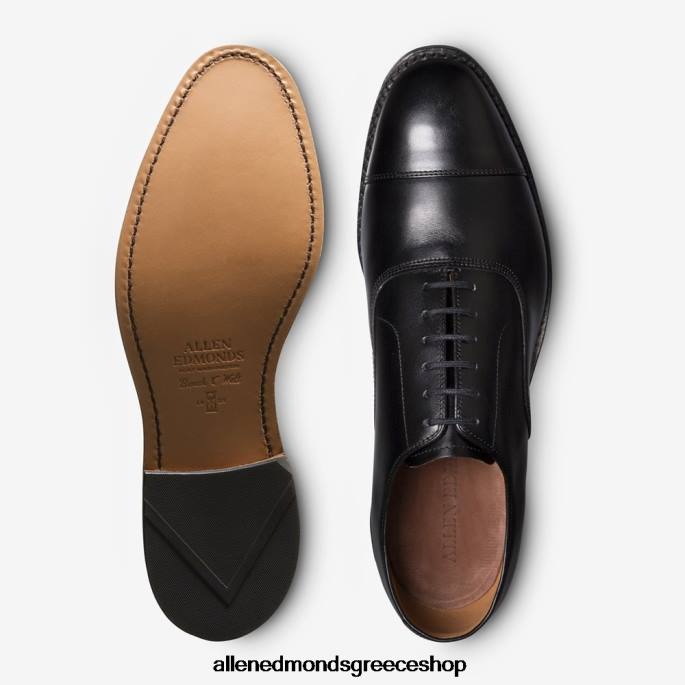 άνδρες Allen Edmonds παπούτσι με φόρεμα park avenue oxford dress cap-toe μαύρος DFSD539