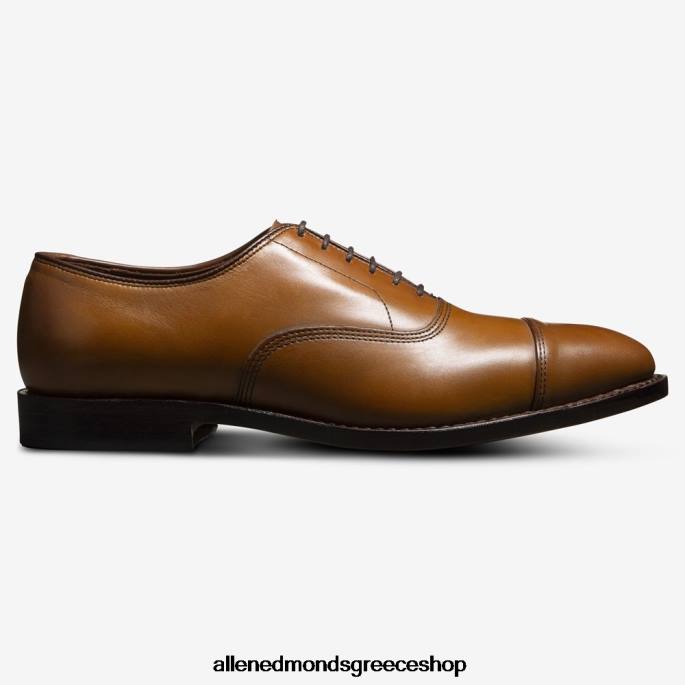 άνδρες Allen Edmonds παπούτσι με φόρεμα park avenue oxford dress cap-toe καρυδιά καφέ DFSD541