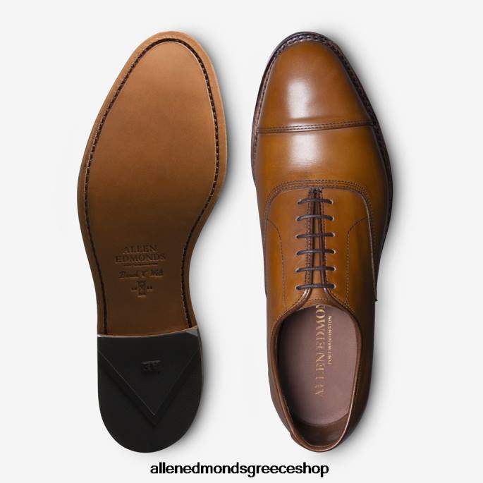 άνδρες Allen Edmonds παπούτσι με φόρεμα park avenue oxford dress cap-toe καρυδιά καφέ DFSD541