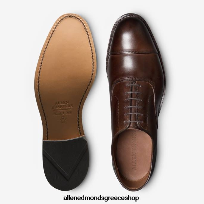άνδρες Allen Edmonds παπούτσι με φόρεμα park avenue oxford dress cap-toe μαόνι DFSD544