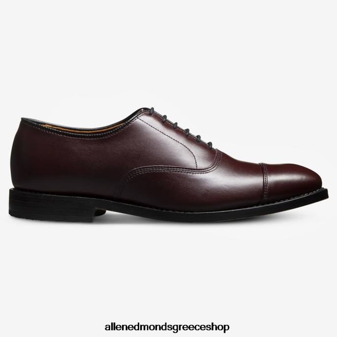 άνδρες Allen Edmonds παπούτσι με φόρεμα park avenue oxford dress cap-toe μπορντό δέρμα DFSD545