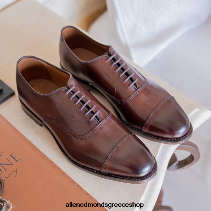 άνδρες Allen Edmonds park avenue shell Cordovan φόρεμα παπούτσι oxford τσίλι κορδοβάν DFSD5278