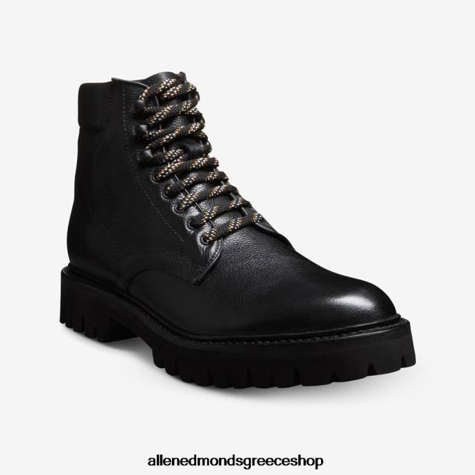 άνδρες Allen Edmonds Higgins mill μπότα πεζοπόρου μαύρο δέρμα DFSD5477