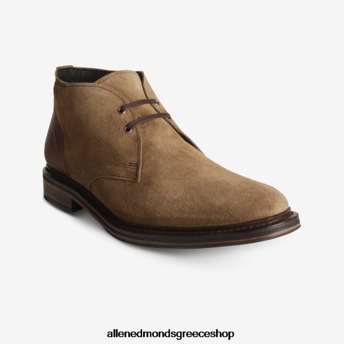 άνδρες Allen Edmonds μποτάκι cyrus chukka ανοιχτό καφέ σουέτ DFSD5150